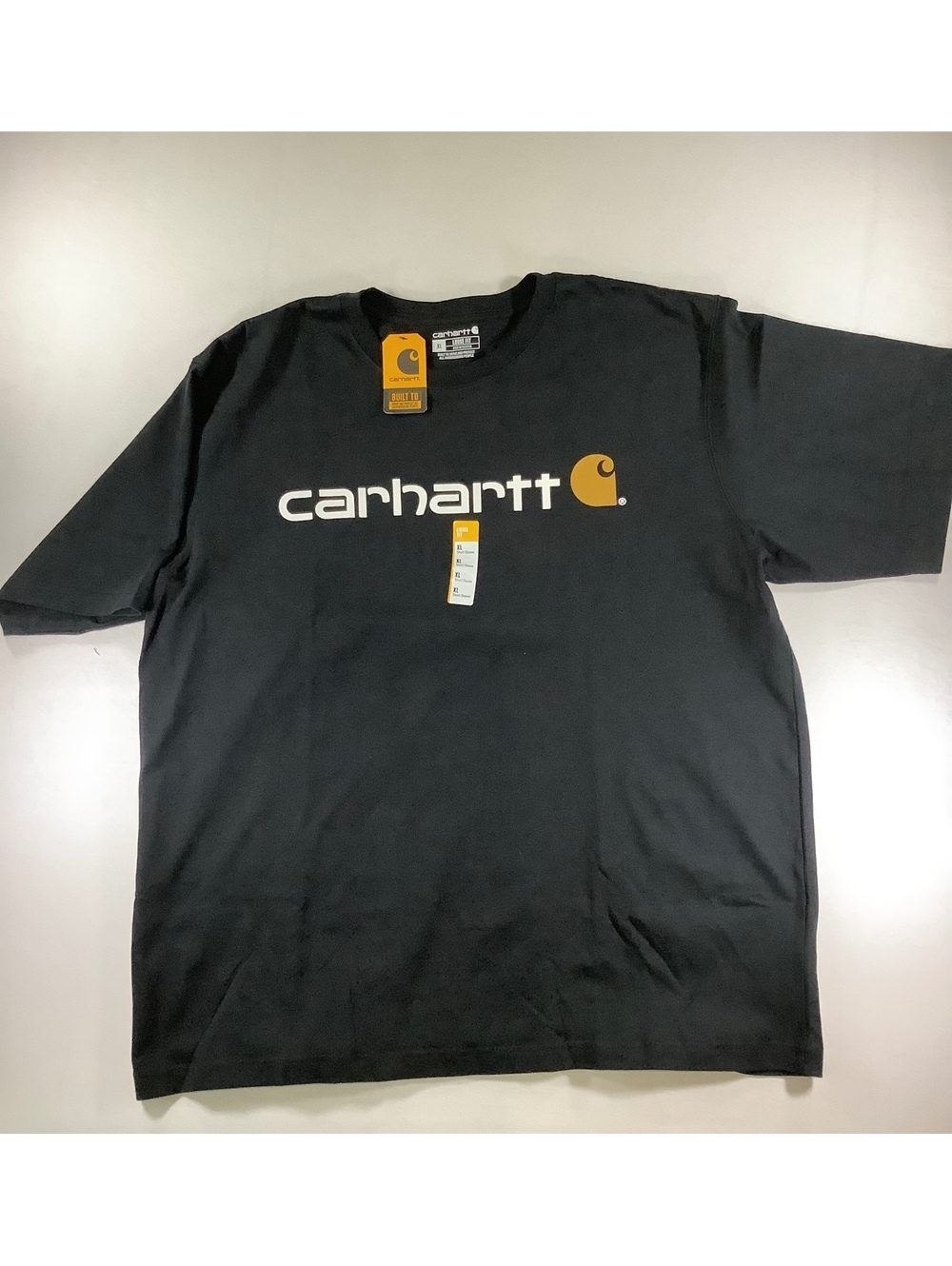 NWT Carhartt Men's Loose Fit Black Cotton T-Shirt XL